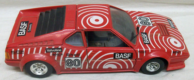 Vintage Burago BMW M1 Rally ''BASF'' 1:24 Die Cast Car (Italy) 7-1/4'' Long