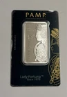 2024 Suisse PAMP “Lady Fortuna 45th Anniversary” 1 oz Fine Silver Bar in Assay