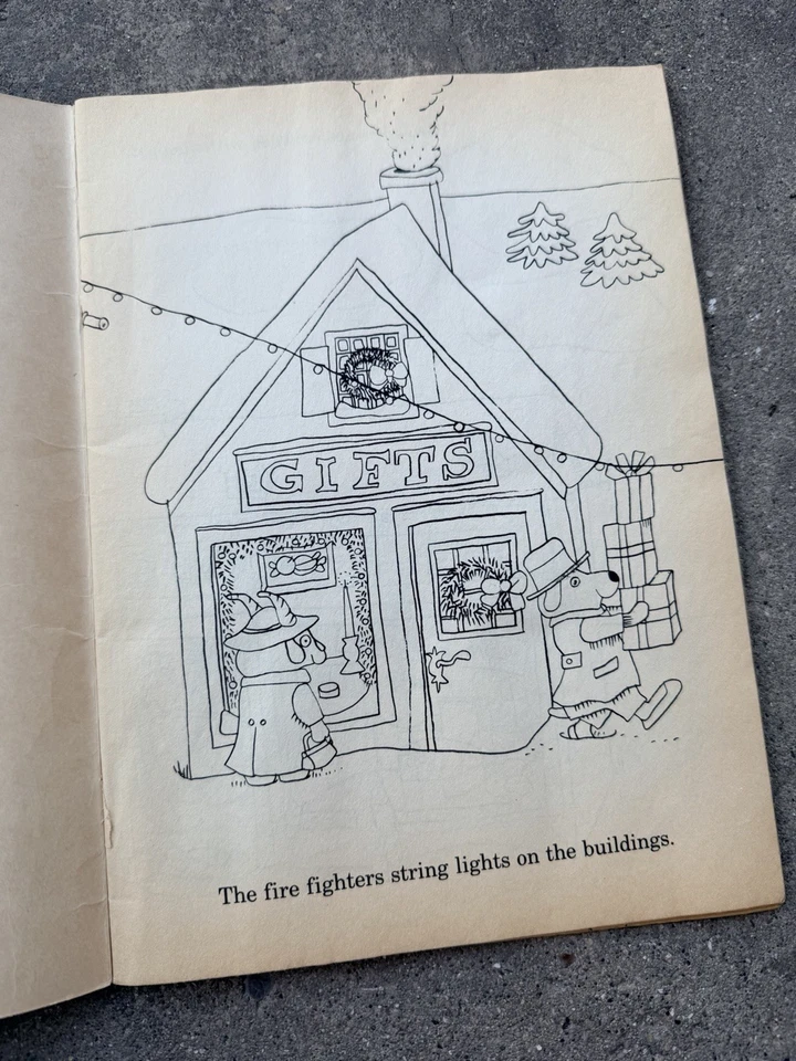 Vintage 1985 Richard Scarry's Best Christmas Coloring Book Ever! Foto 2 de 4