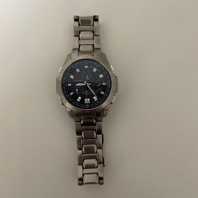 Casio Oceanus OCW-600 Wristwatch Manual Running Used Wear Scratches