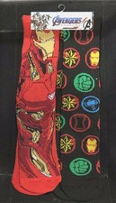 Set Of 2 HYP Avengers Endgame Crew Socks Fits Shoe Size 6-12 Marvel NEW