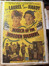 1934 Laurel & Hardy "Babes is Toyland" Movie Poster - 19.5"X29" - SHIPS4FREE2US!