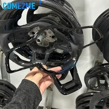 Steering wheel frame, Red GTI logo steering wheel accessories, and car accessori