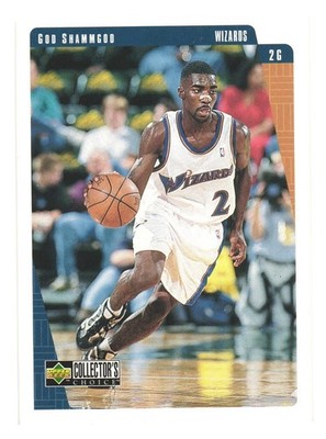 1997-98 UD Collector's Choice NBA Basketball Washington Wizards God Shammgod