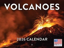 Volcano Calendar 2026 Monthly Wall Calender 12 Month