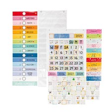 Classroom Schedule  Monthly Classroom Calendar Pocket Chart, Daily Schedule ...