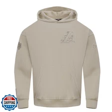 Pro Standard Mens NBA Los Angeles Lakers Neutral Pull Over Hoodie