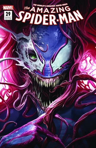 AMAZING SPIDER-MAN #29 MARY JANE VENOM FRANCESCO MATTINA B EXCLUSIVE SPIDERMAN 1