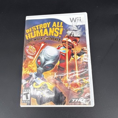 Destroy All Humans! Big Willy Unleashed (Nintendo Wii, 2008) Complete and Tested