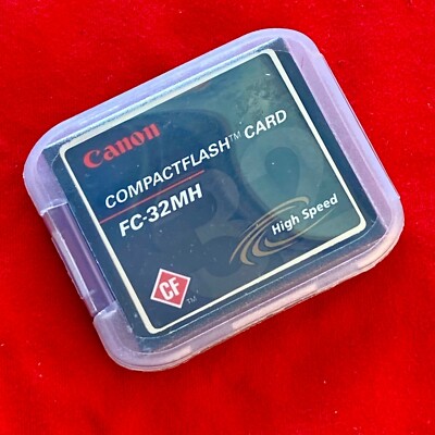 Canon FC-32MH High Speed CF Compact Flash Camera Memory Card 32MB
