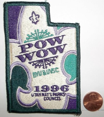 MERGED BSA OA UTAH NATIONAL PARKS LODGE 508 UTAH 520 535 1996 POW WOW PATCH