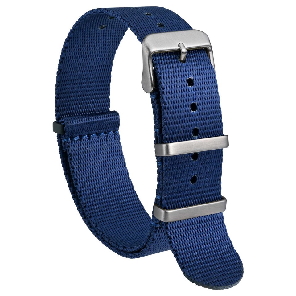 WOCCI Geweven Nylon Horlogeband met Verstelbare Gesp