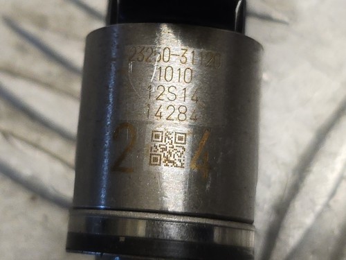 LEXUS IS300H 2013-2020 2.5 HYBRID GENUINE FUEL INJECTOR SET X4 23250-31120 - Picture 8 of 8