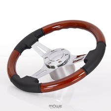 MÖWE MARINE PALMA II 5008 Bootslenkrad Leder schwarz passend für Glastron