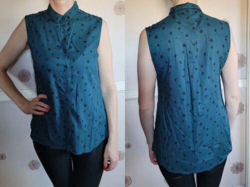 Shirt YFL RESERVED UK8 EU36 ladies women's sleeveless Blouse  top dress - Picture 1 of 6