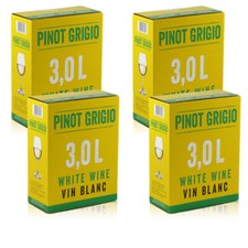 Neon Pinot Grigio, trocken, Bag-in-Box, sortenreines Weinpaket (4x3,0l)