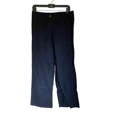 blue dress for baby girl Stretch Linen Blend Suit Pants in Navy main image 0