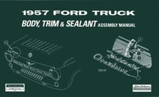 1957 Ford Body Trim Sealant Factory Assembly Manual 1957 Ford Body Trim Sealant Factory Assembly Manual