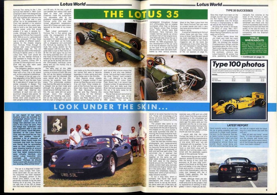 c6666 88.6 LotusWorld Vol.7 Issue3 Team Lotus Lotus Cars Limited