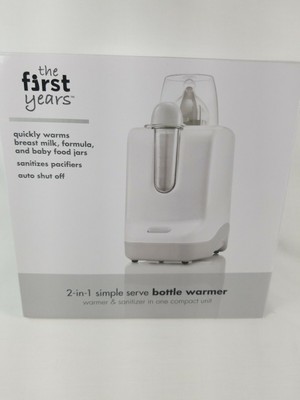 the first years bottle warmer sanitize
