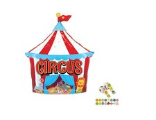 Circus Tent 31'' Balloon Birthday Party Decorations With Stickers