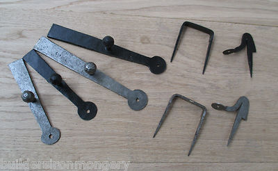 VINTAGE STIL HANDGESCHMIEDET SCHMIEDESCHRANK TÜRVERRIEGELUNG SET SCHMIEDEEISEN