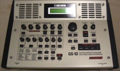 BOSS GS-10 Guitar Effects System USB Audio Interface Multi Accessories Gear Pro
