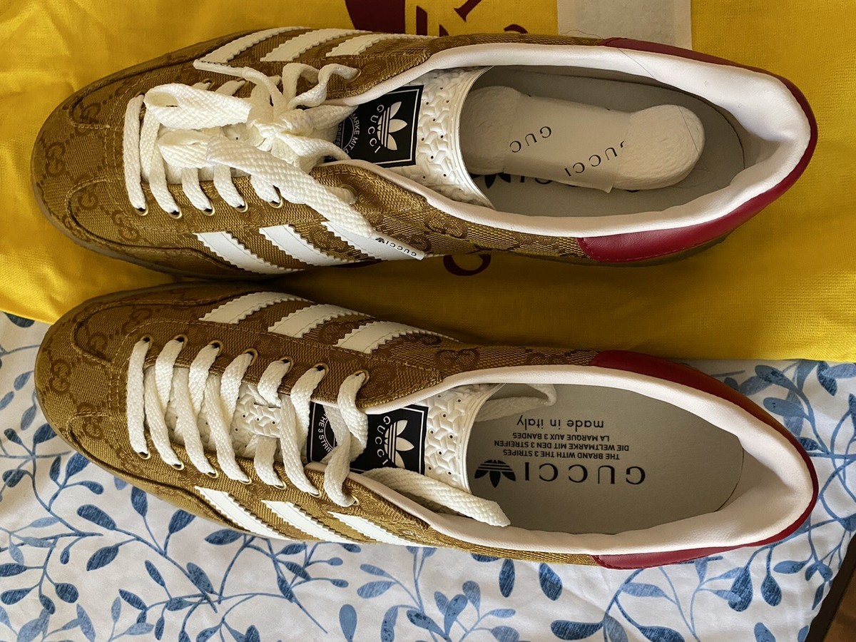 Gucci x Adidas Gazelle Sneaker Monogram size 9 /US 100 Gucci x Adidas Gazelle Sneaker Monogram size 9 /US 100