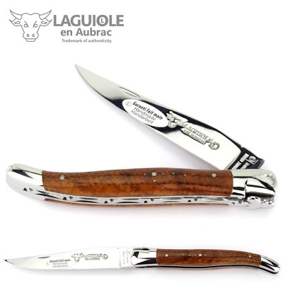Laguiole en Aubrac 12 cm Taschenmesser L0212HBIFI Griff Grasbaum Messer glänzend