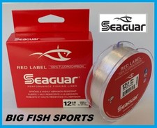 SEAGUAR RED LABEL Fluorocarbon Fishing Line 12lb 200 YARDS FREE USA SHIPPING 