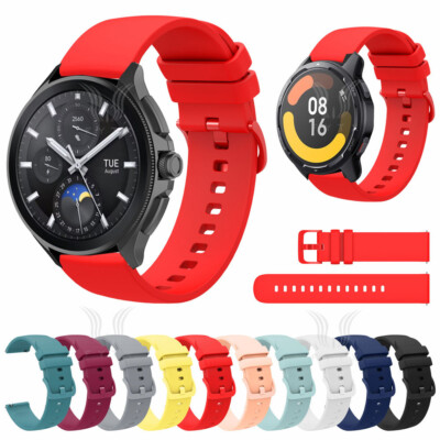 Silikon sport armband Für Xiaomi Watch 2 / 2 Pro / S3 / S1 Active / S1 Pro / S1