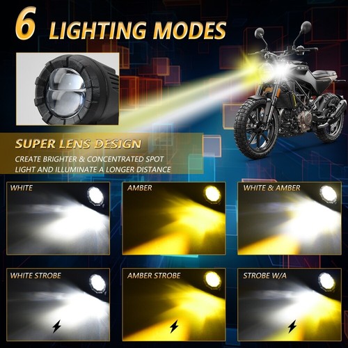 2"3"4"5"inch LED Work Light Bar Spot Pods Fog Lamp Offroad Driving Truck SUV ATV - Picture 12 of 30
