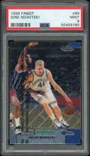 1999 Finest w/ Coating #60 Dirk Nowitzki PSA 9 Dallas Mavericks Graded Mint