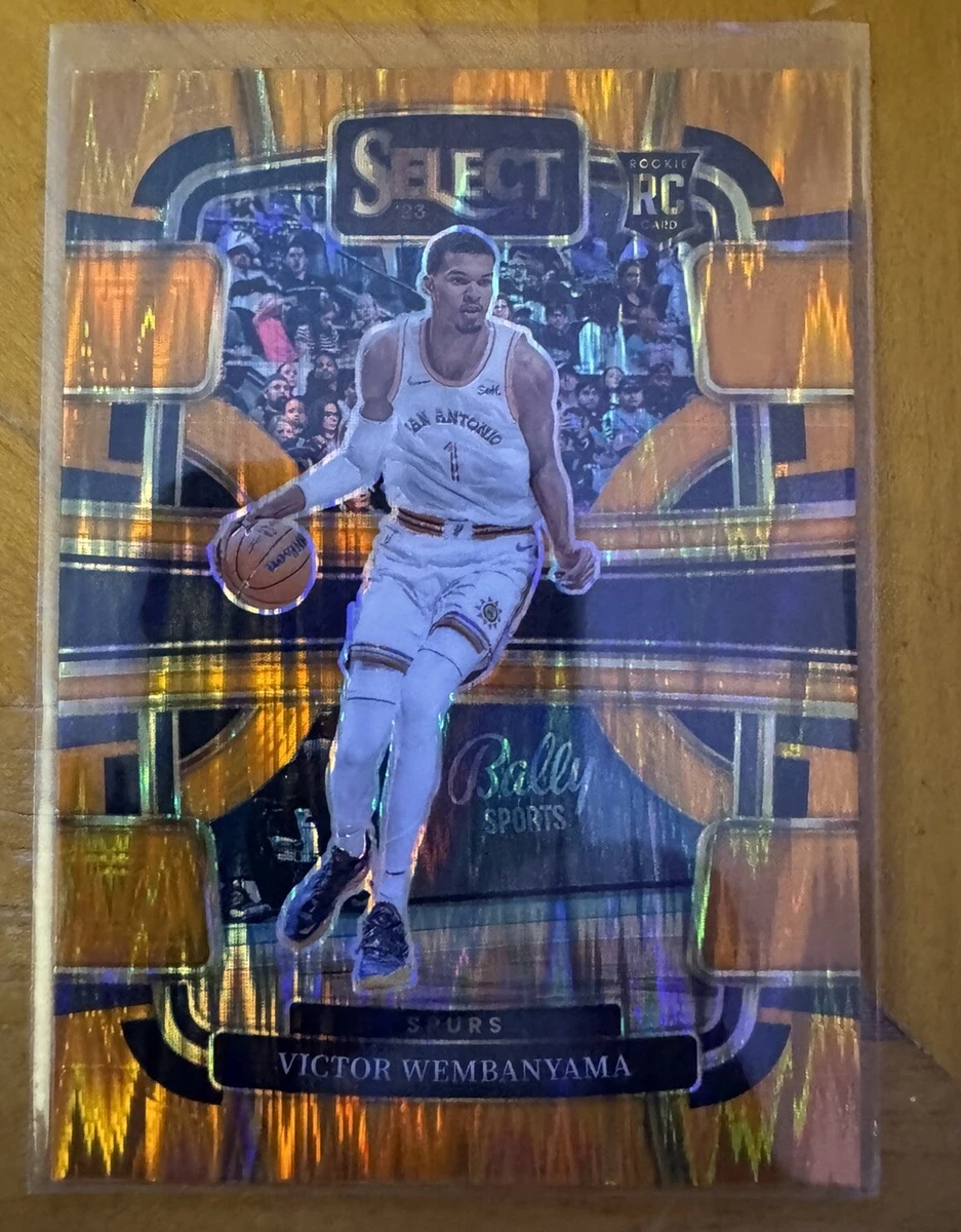2023-24 Select Victor Wembanyama Concourse Orange Flash Prizm 