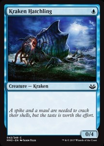 Kraken Hatchling - Foil x1 - Modern Masters 2017 - NM-Mint, English - Modern Mas