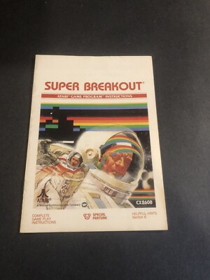 super breakout atari 2600 Manual