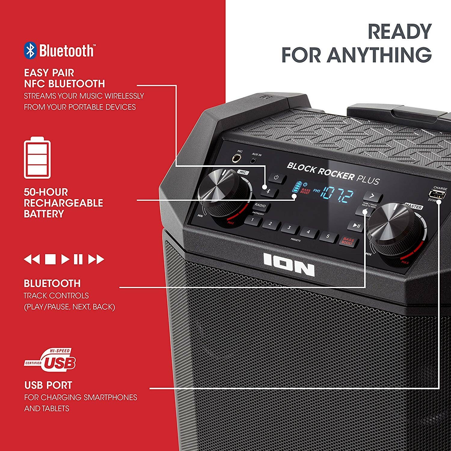 100w portable speaker