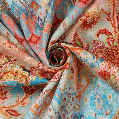 Kerella Bayadere Double Width Fabric | 100% Cotton | 280cm | Curtains Upholstery - Picture 3 of 6