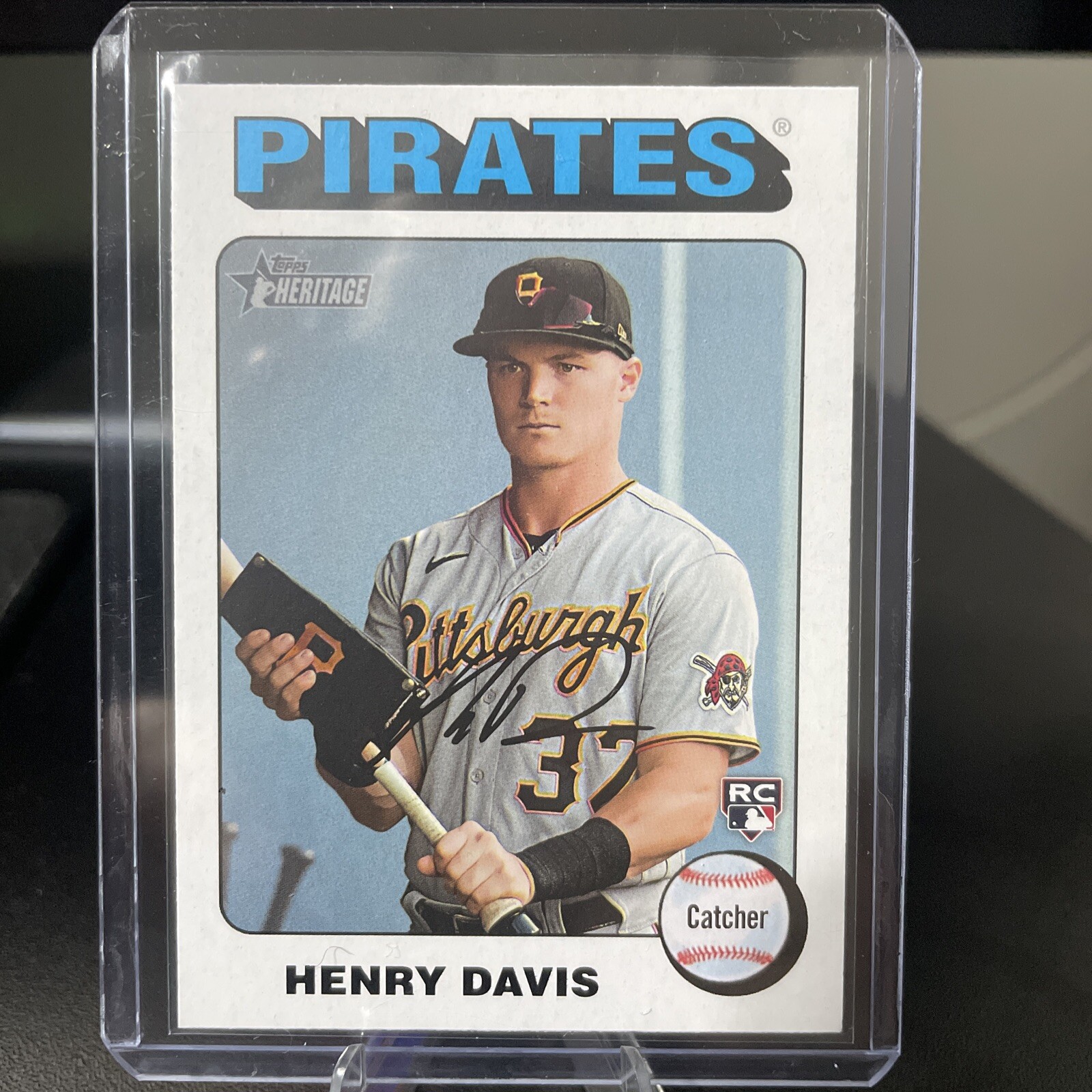 2024 Topps Heritage - Rookies White Border #415 Henry Davis (RC)