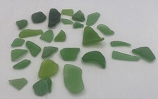 Natural Surf Tumbled Beach Sea Glass Handpicked Huntington Beach Smooth Edges A