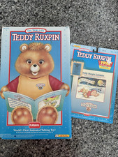 Teddy Ruxpin II 1988-1992 from Worlds of Wonder Alchemy w/ 3 tapes No Animation