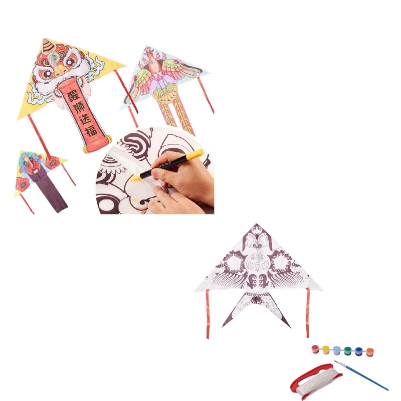 DIY Kites Bulk Easy to Fly Kites for Kids Adults Make Your Own Making