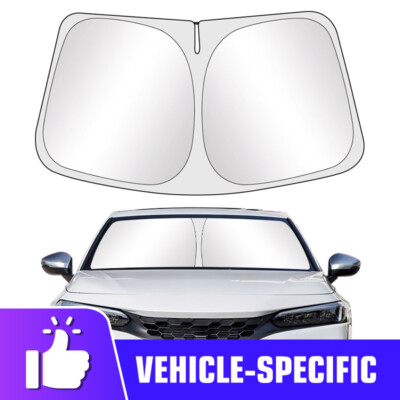 CAR WINDSHIELD SUN SHADE UV BLOCK SHIELD COVER CUSTOM FIT 2016-2022 HONDA CIVIC