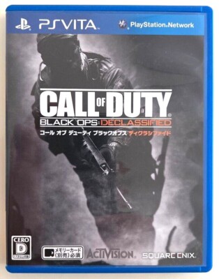 SPvitaブラックオプス PS Vita Call of Duty Black OPS Declassified Japanese Games Tested