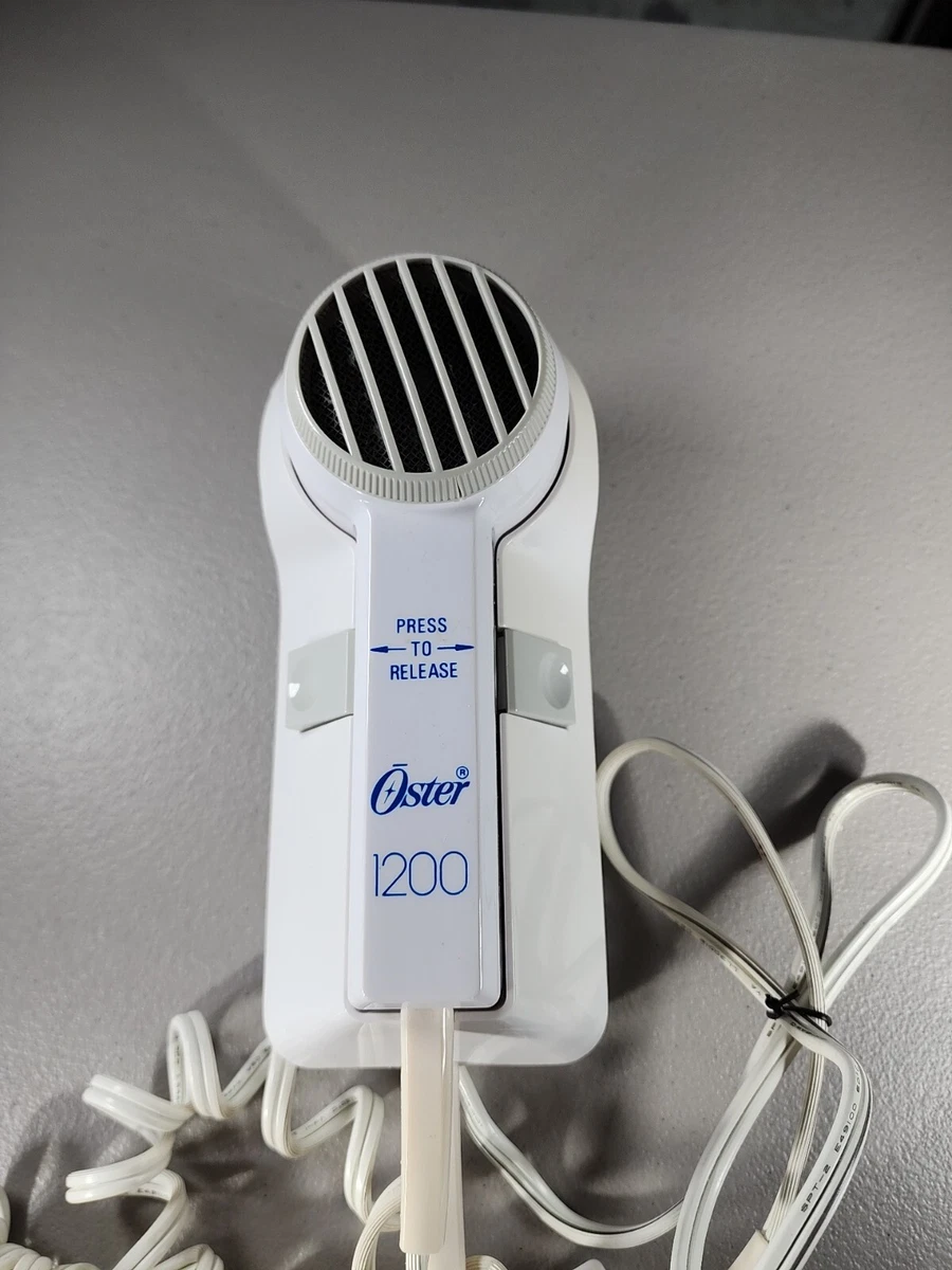Vintage Oster Wall Mounted Hair Dryer 1200W 317 17A Works Great
