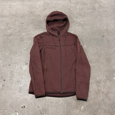 Arc'teryx Covert Cardigan Hoody Jacket Womens Medium Maroon Zip Arc'teryx Covert Cardigan Hoody Jacket Womens Medium Maroon Zip