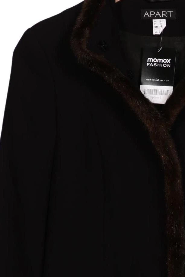 APART Mantel Damen Jacke Parka Gr. 34 Baumwolle Schwarz #sx8ruky
