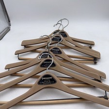 Lot 7 Vintage Wooden  Plastic Suit Hangers  Pants Shelbyville KY Strathmore