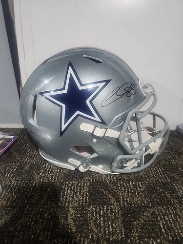 CEEDEE LAMB Signed Dallas Cowboys Speed Full Size Authentic Helmet FANATICS COA