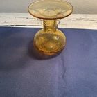 Blenko Crackle Glass Bud Vase